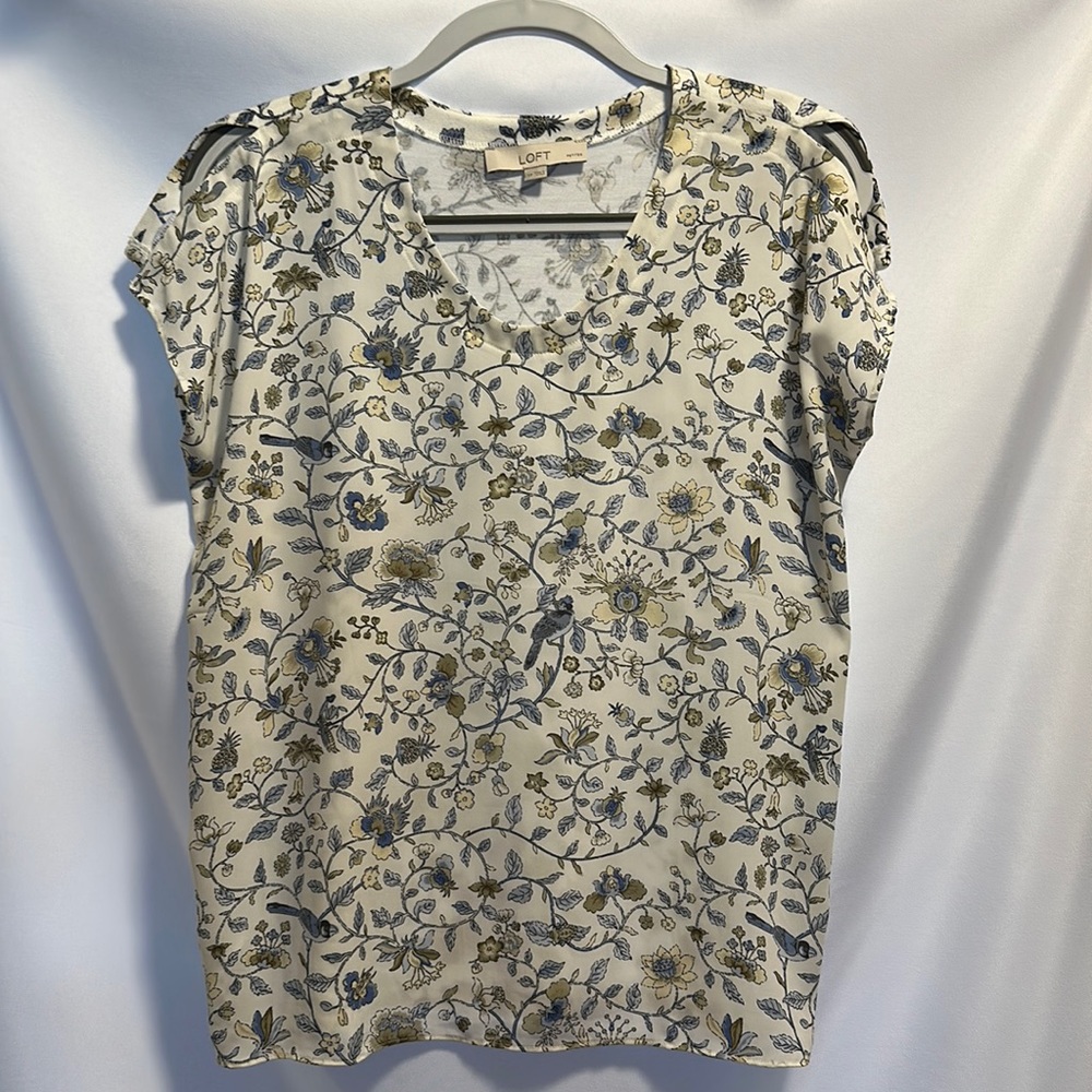 Loft floral blouse